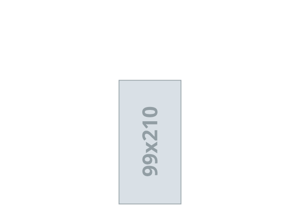 Spiralni cjenik 1/3 A4 - stojeći: 99x210 / 198x210 mm (D6)