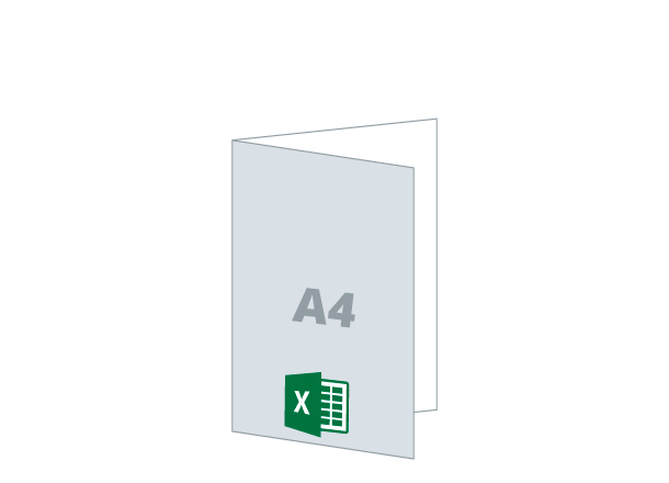 Letak 2 x A4 - VDP: 420x297 / 210x297 mm - V savijanje (D2)
