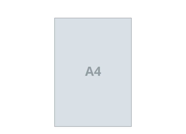 Brošura A4 - Standard: 210x297 mm - meki uvez / šivano, lijepljeno (D2)