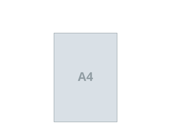 Kalendar - jednolistni A4: 210x297 mm (D4)