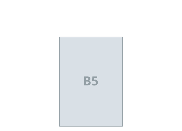 Brošura B5 - Standard: 176x250 mm - meki uvez / lijepljeno (D8X)