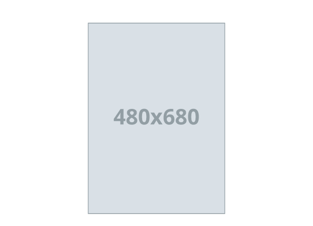 Kalendar - jednolistni B2: 680x480 mm (D1)