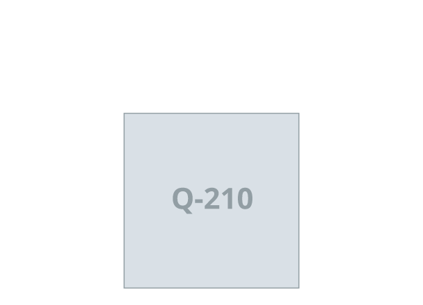 Rokovnik Q-210 - Standard: 210x210 / 420x210 mm, metalna spirala (D6)