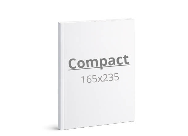 Brošura Compact: 165x235 mm - meki uvez / šivano, lijepljeno (D4)