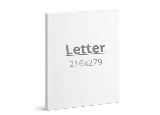 Brošura Letter: 216x279 mm - meki uvez / šivano, lijepljeno (D2)