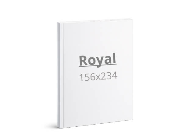 Brošura Royal: 156x234 mm - meki uvez / šivano, lijepljeno (D4)