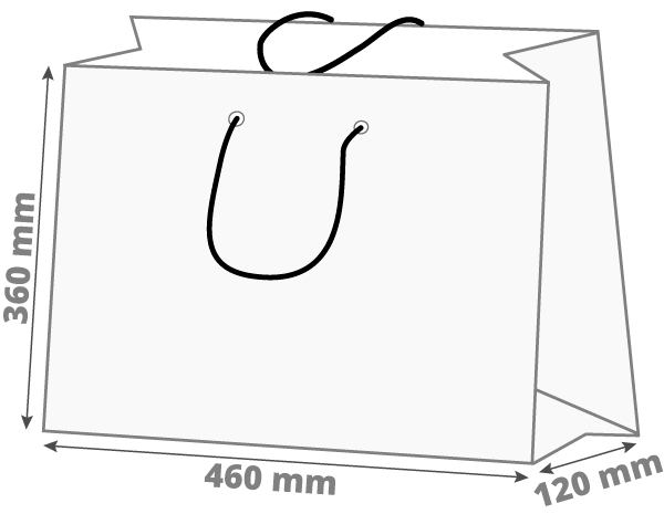 Poklon vrećica: 460x120x360 mm (D0)