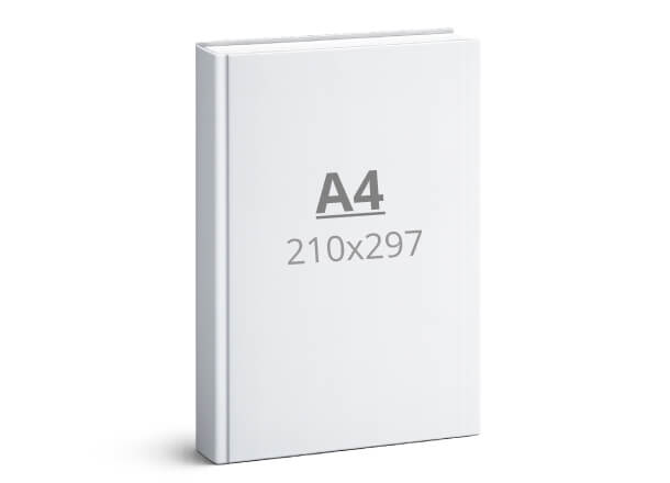 Knjiga A4: 210x297 mm - tvrdi uvez (D2)