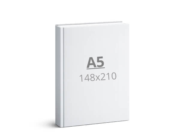 Knjiga A5: 148x210 mm - tvrdi uvez (D4)